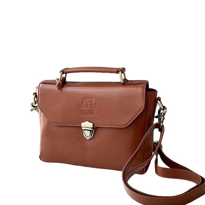 Square Satchel Golden Tan