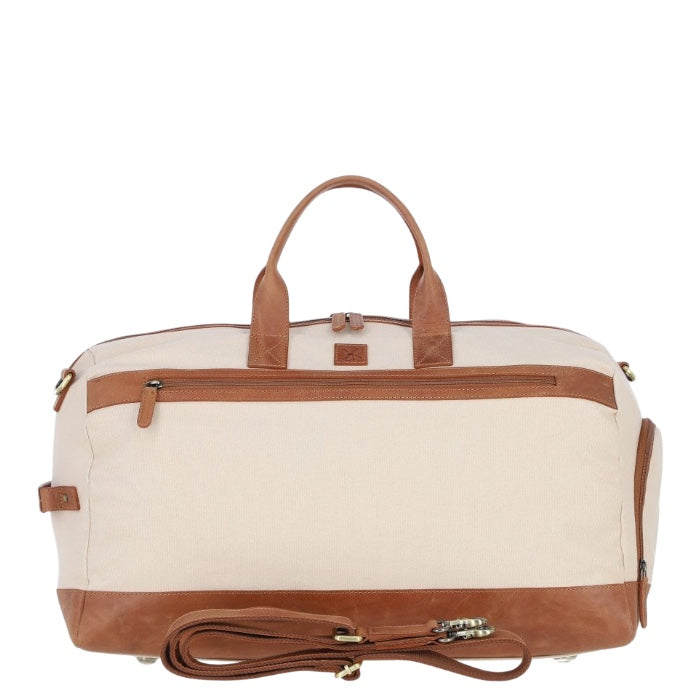 FEN-757 Tan/Cream キャンバス&レザー