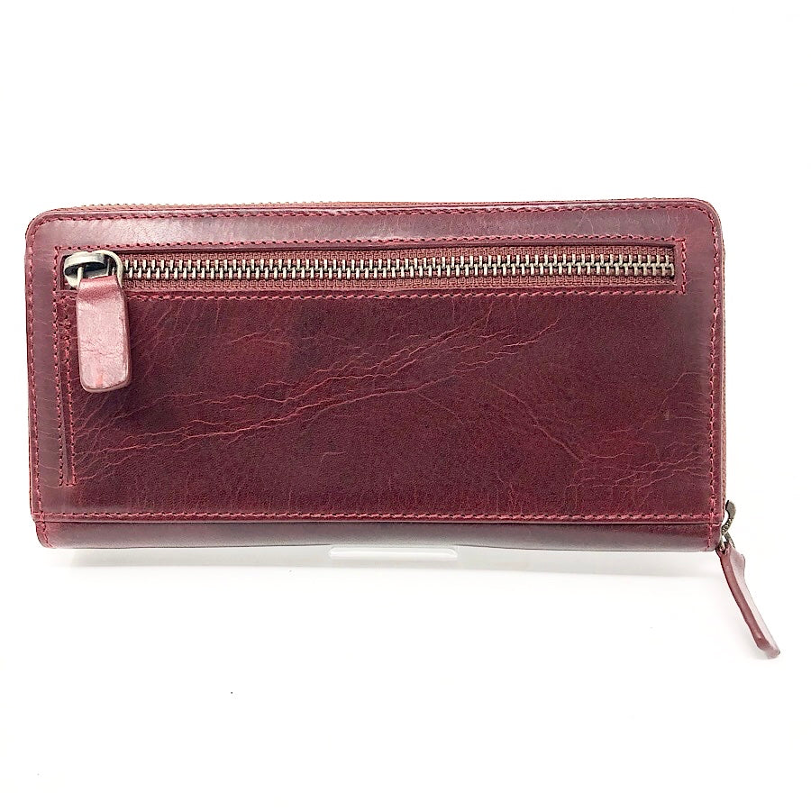 [Limited Quantity] Valise Long Wallet Black Cherry