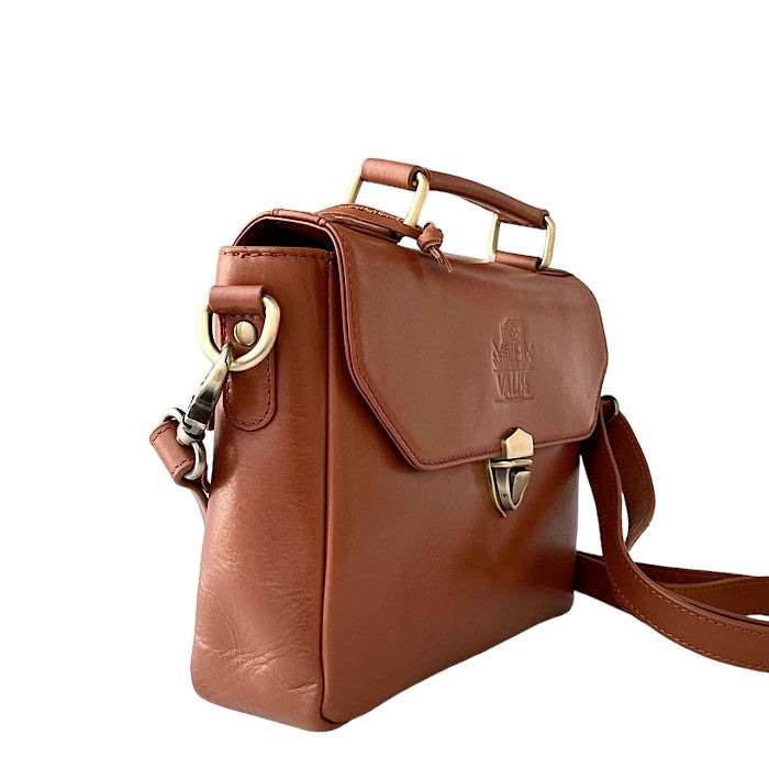 Square Satchel Golden Tan