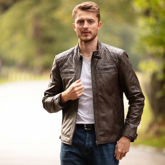 Ashwood レザージャケット 2101(L) Brown