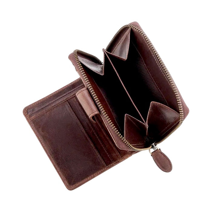 Primehide レザーウォレット 25714 Brown