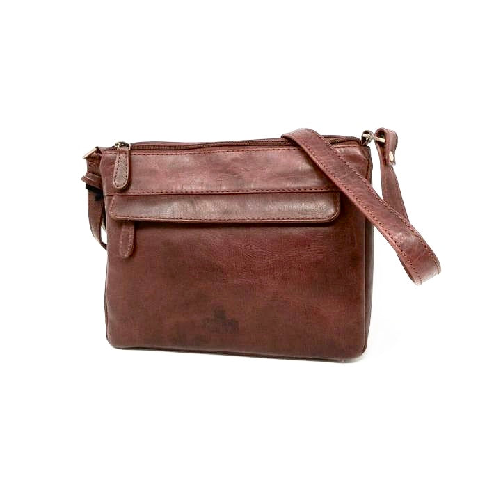 [S] CEDARWOOD Shoulder Bag, Cognac