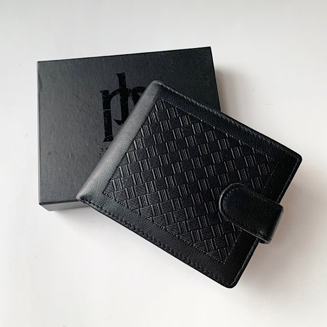 PrimeHide Leather Wallet Black