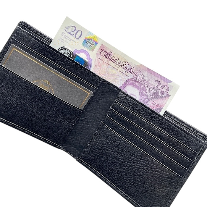 Bifold wallet (without coin purse) Washed Black