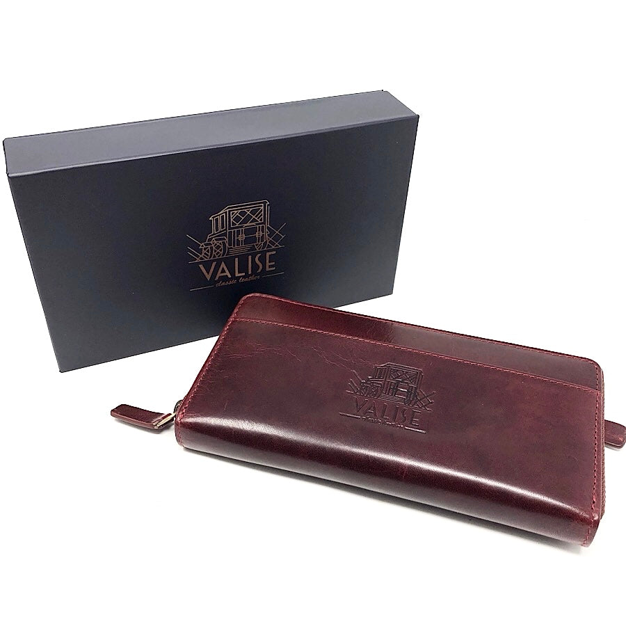 [Limited Quantity] Valise Long Wallet Black Cherry