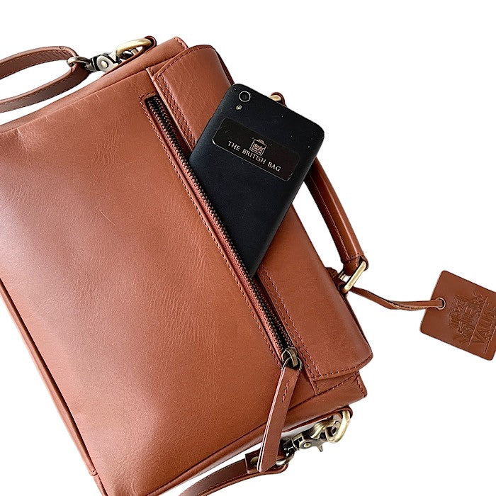 Square Satchel Golden Tan