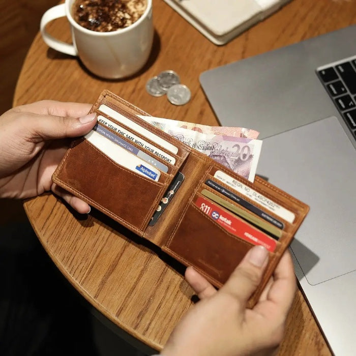 Primehide レザーウォレット 2504 Tan