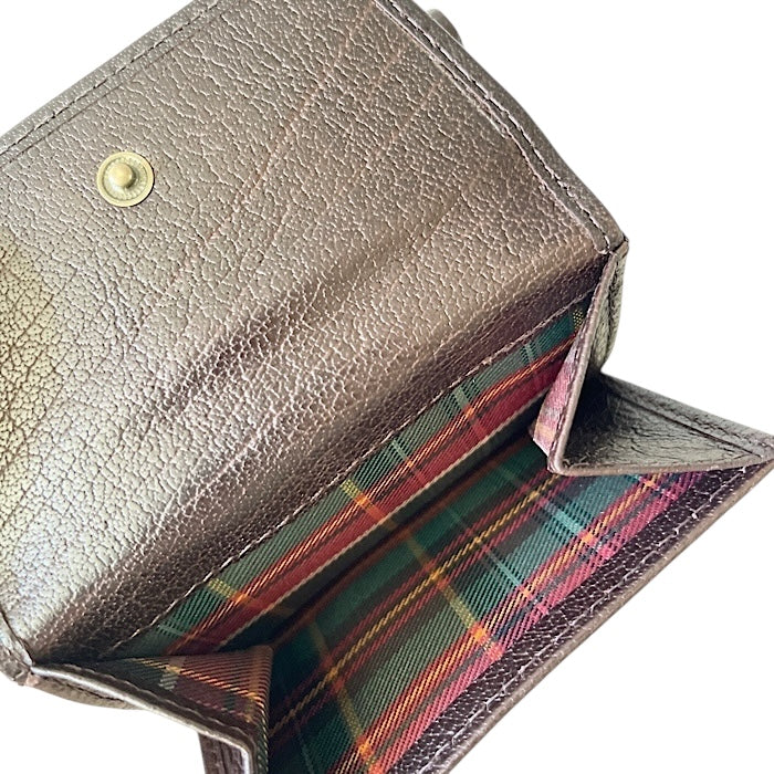 三つ折り財布  マホガニーブラウン