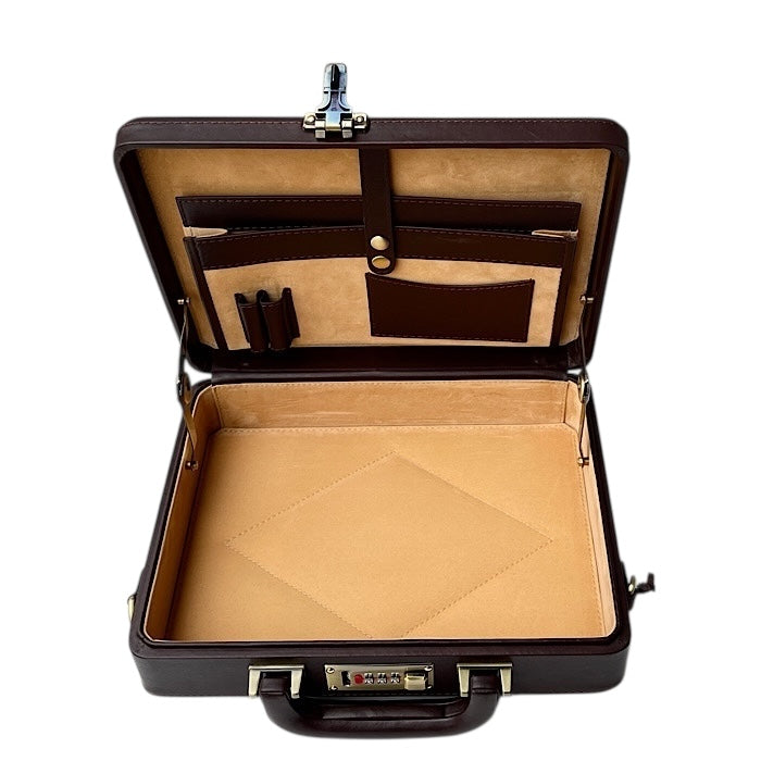 Medium ブリーフケース  チョコブラウン