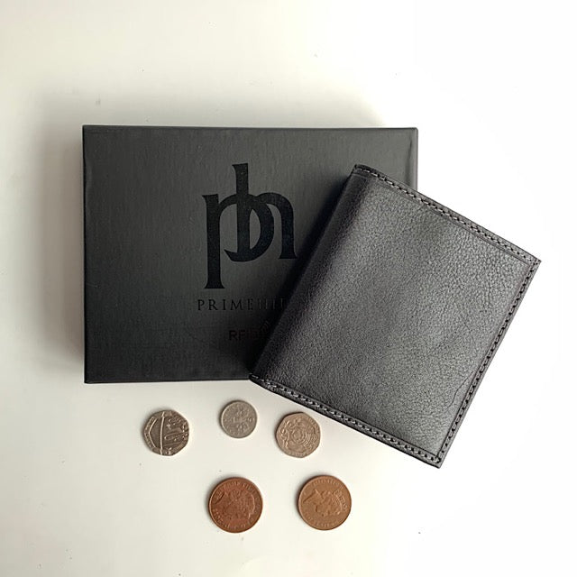 PrimeHide Leather Wallet Black