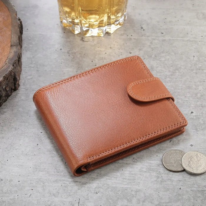 Ashwood Leather Wallet 1881 Chestnut