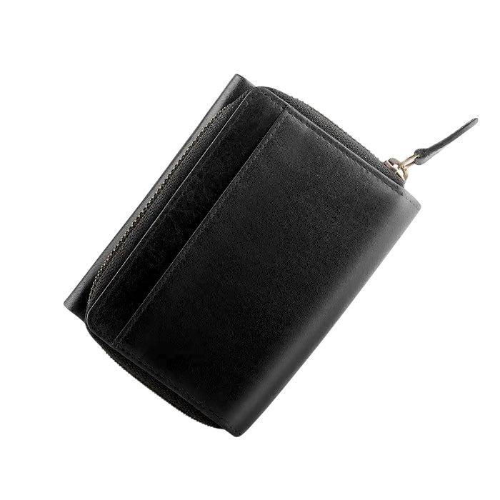 Primehide 三つ折りレザーウォレット 25713 Black