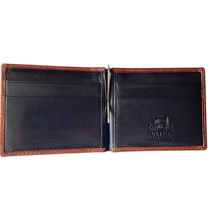 Money Clip Cognac/Navy