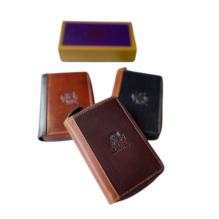 Zipキーケース ブラウン/コニャック