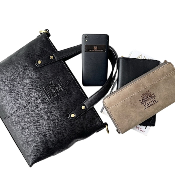 Small トート ウォッシュブラック