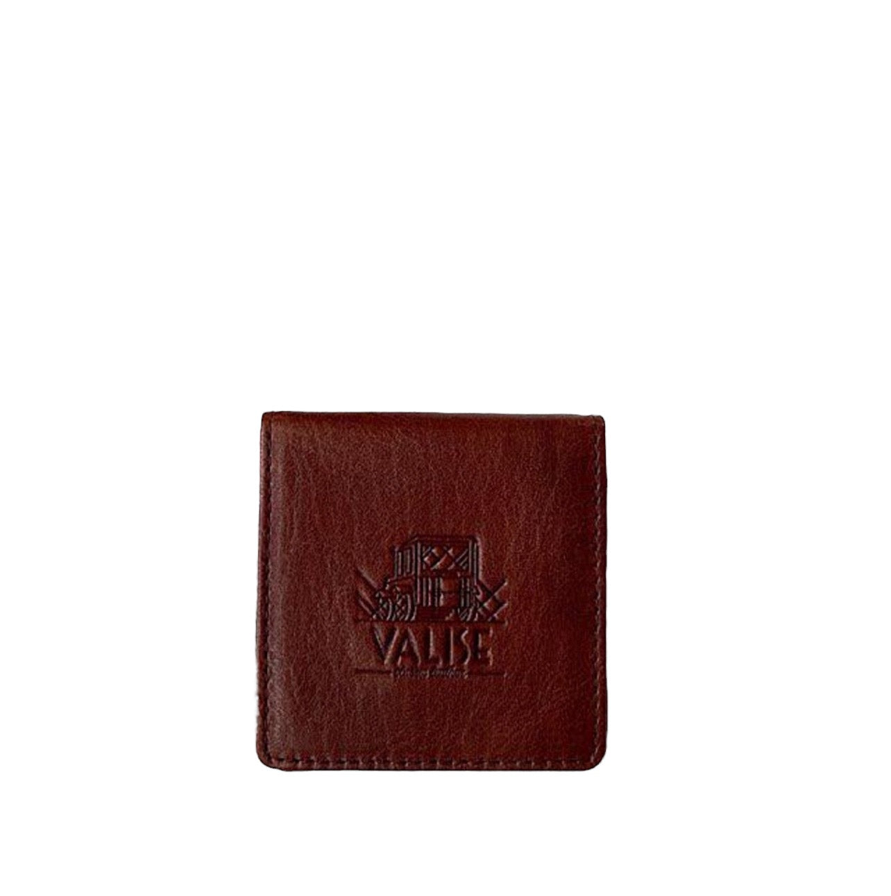 Valise coin case, antique brown