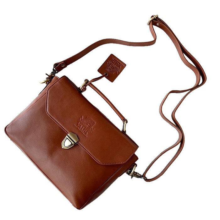 Square Satchel Golden Tan