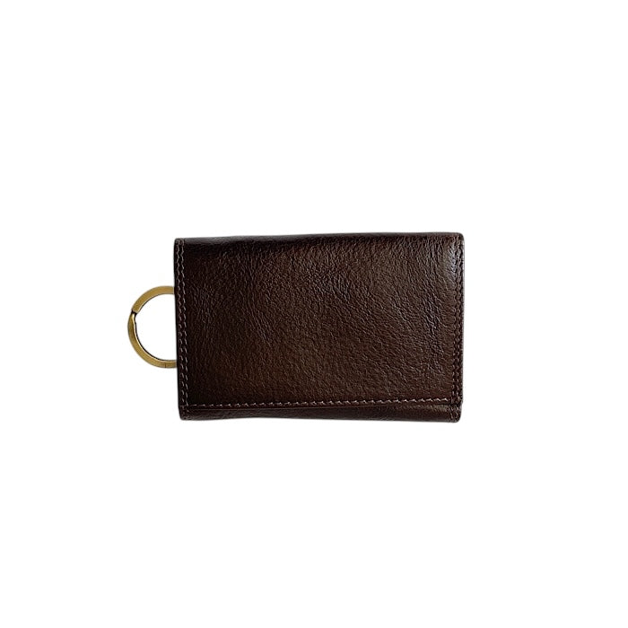 財布付きキーケースII マホガニーブラウン