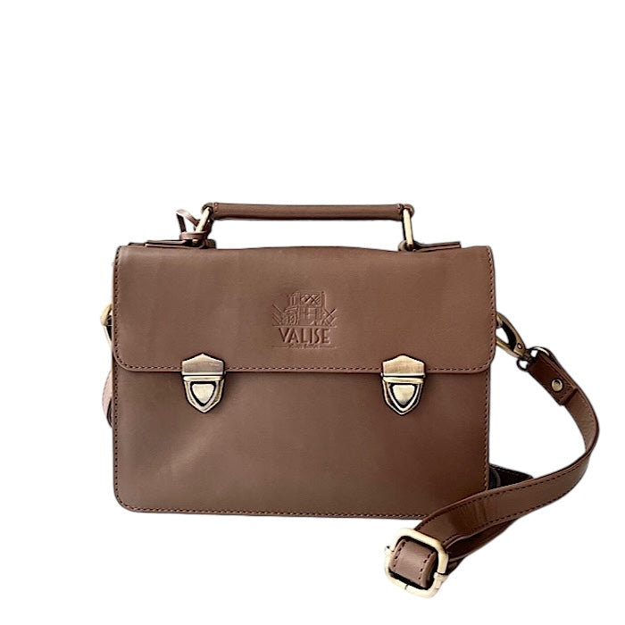 Mini Satchel in Taupe Grey