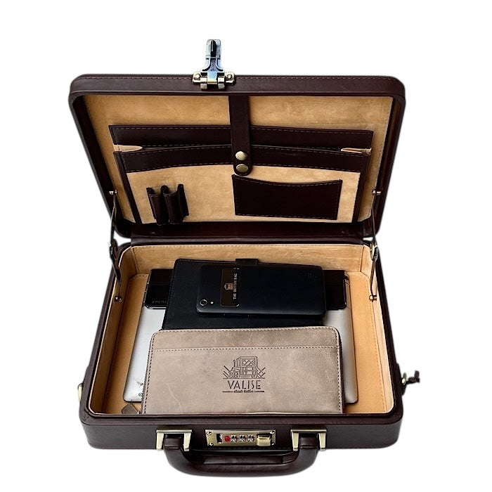 Medium ブリーフケース  チョコブラウン