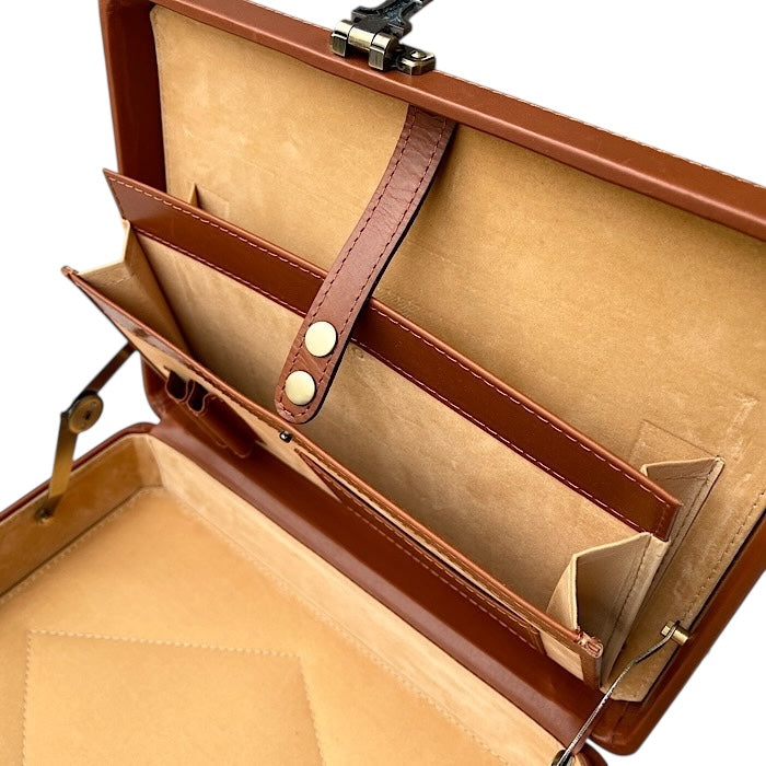 Medium ブリーフケース  ゴールデンタン
