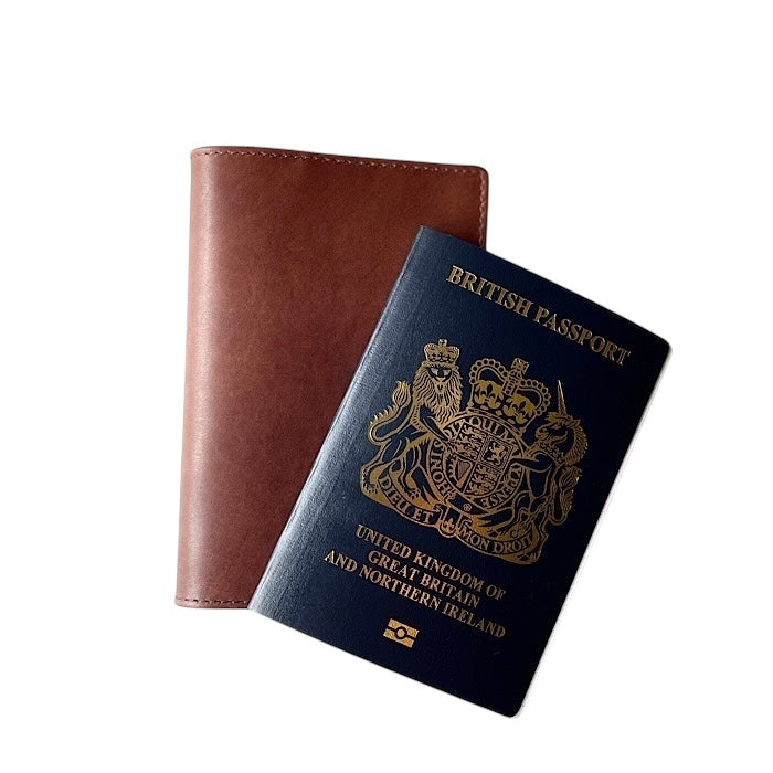 Passport cover royal brown