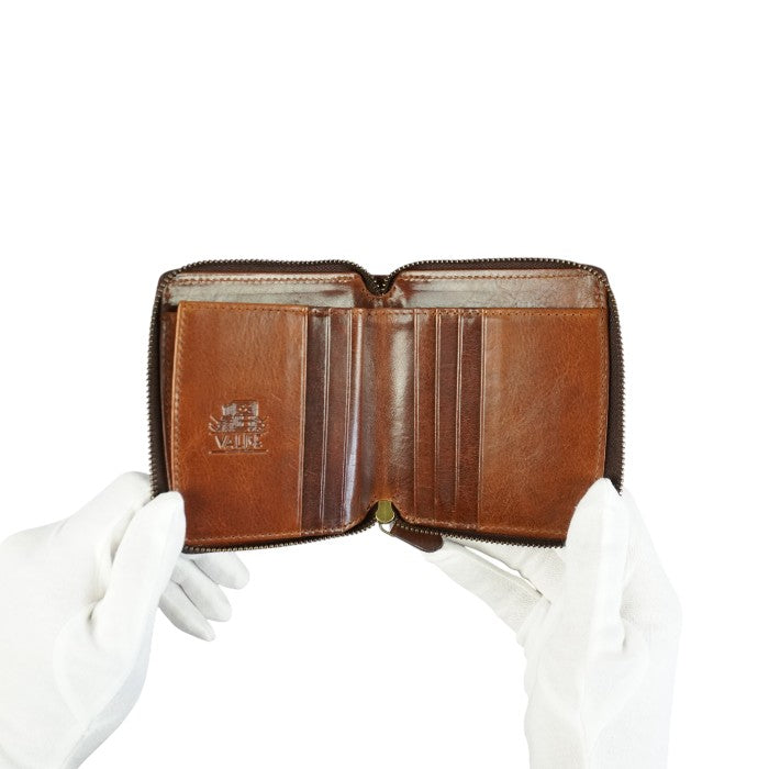 Zip Card/Note ブラウン/コニャック