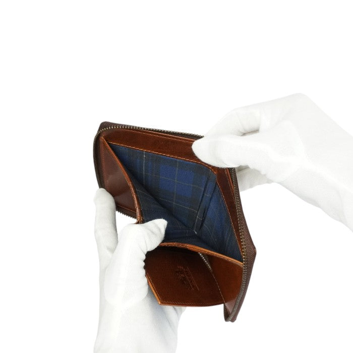 Zip Card/Note ブラウン/コニャック