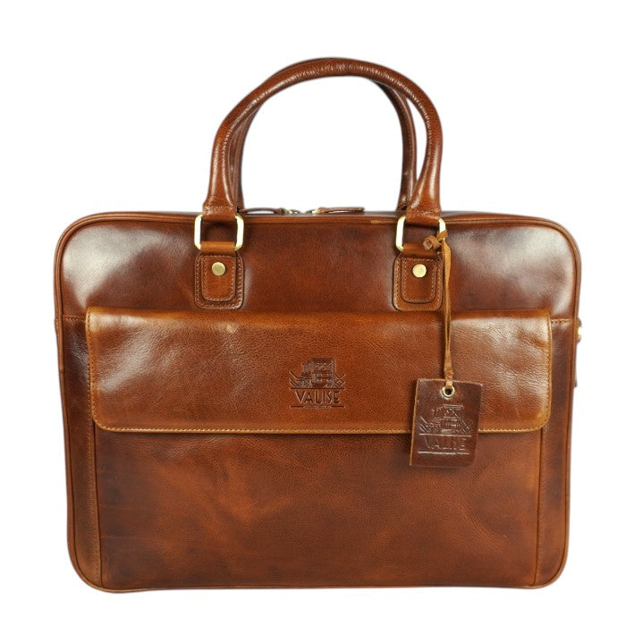 ビジネスバッグ　コニャック