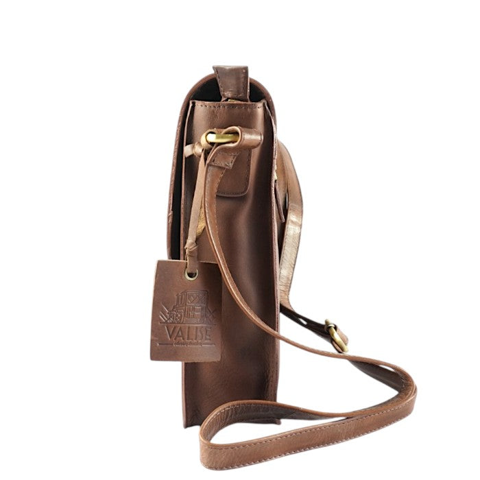 Medium サッチェル ロイヤルブラウン