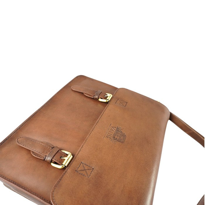 Medium サッチェル ロイヤルブラウン