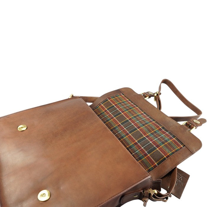 Medium サッチェル ロイヤルブラウン