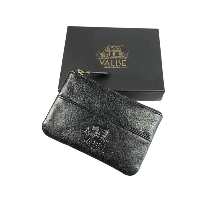 コインケース付きキーケース　ブラックBuff