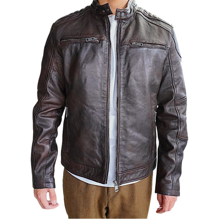 Ashwood Leather Jacket 2199(S) Tan