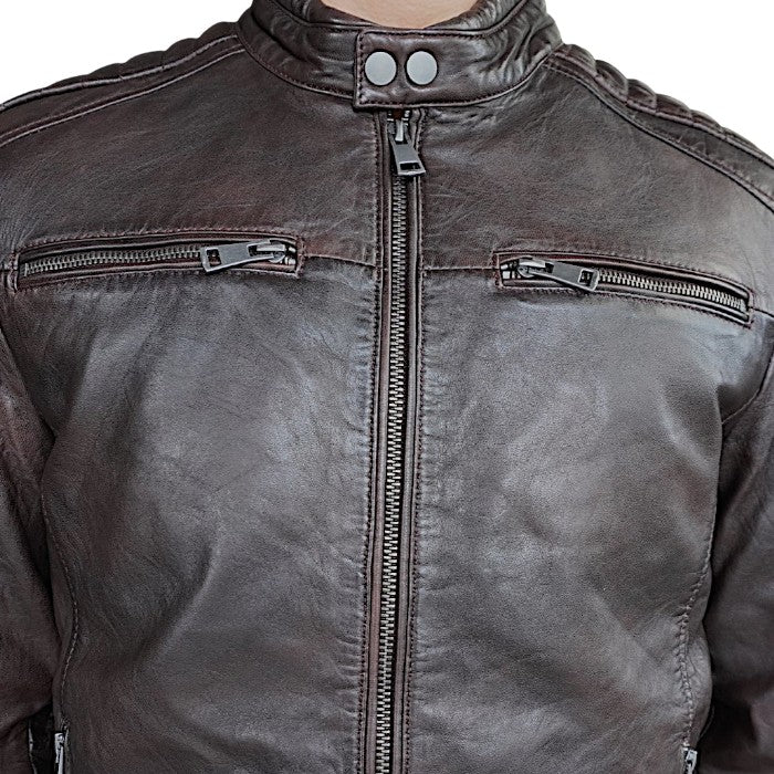 Ashwood Leather Jacket 2199(S) Tan