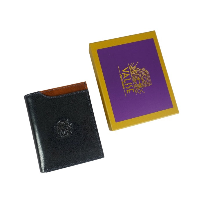 Tri-fold wallet royal brown