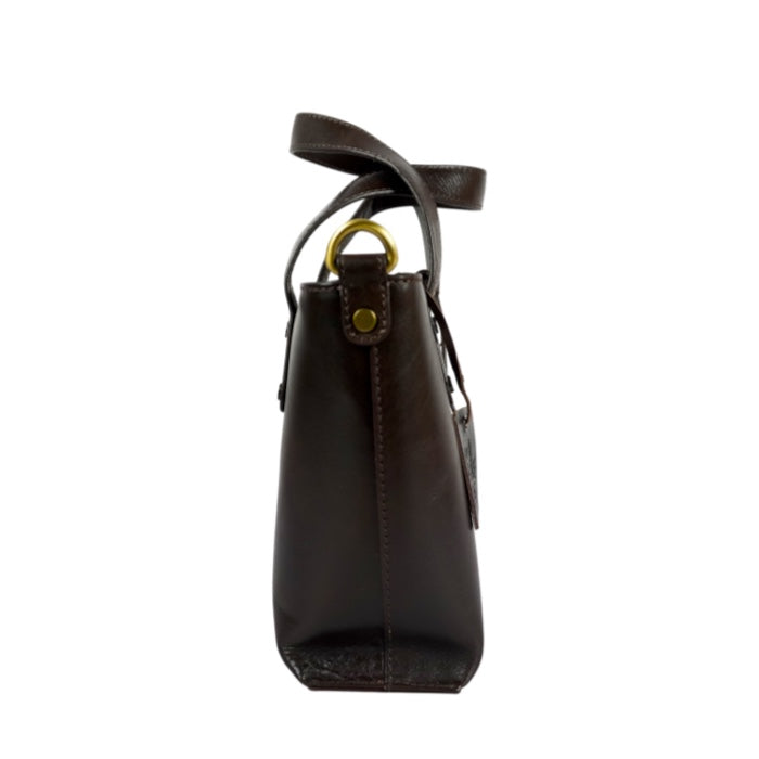 Small Tote Bag in Washed Black