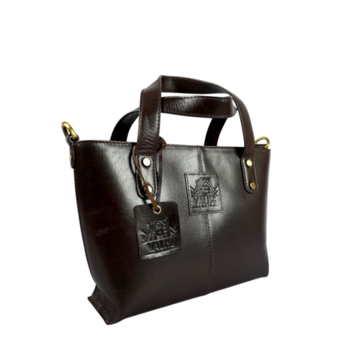 Small Tote Bag in Washed Black