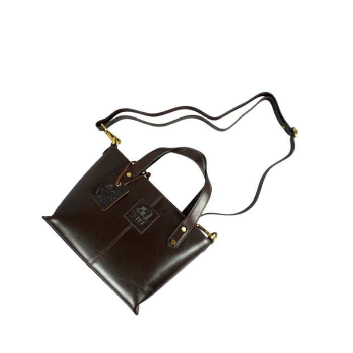Small Tote Bag in Washed Black