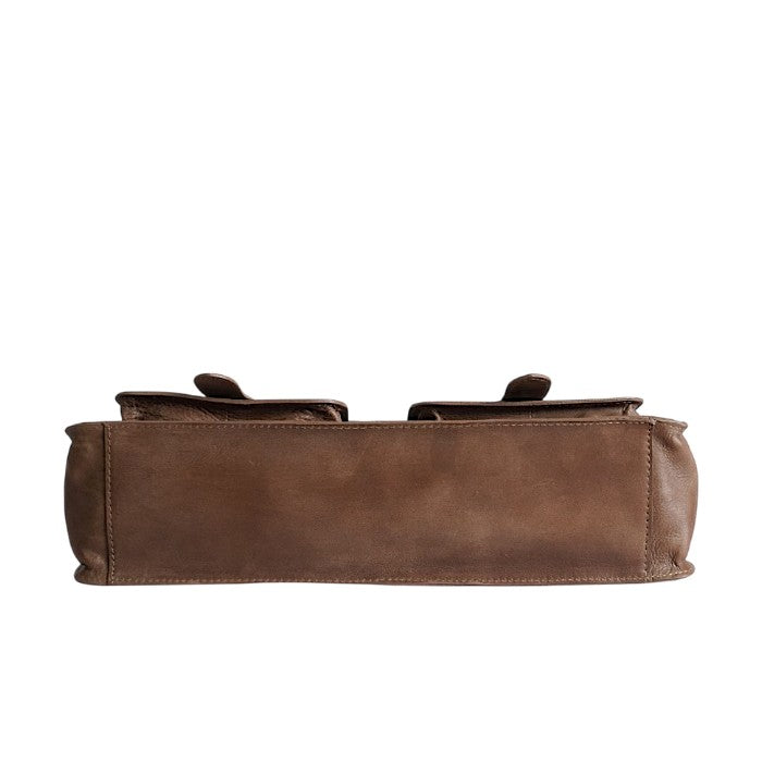 Large Satchel, Smoky Gray