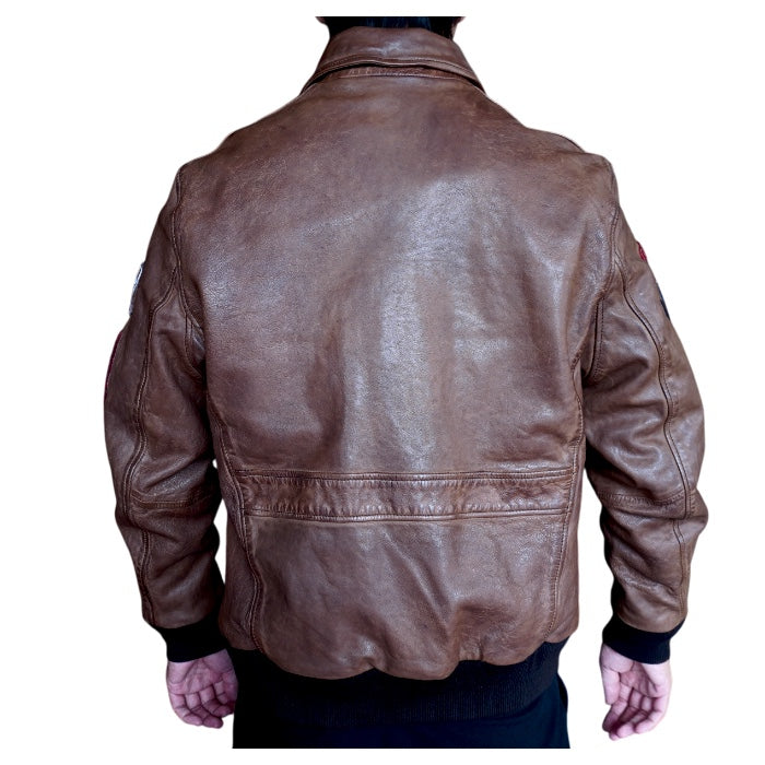 【数量限定】Air man Brown / Leather Flight Jacket