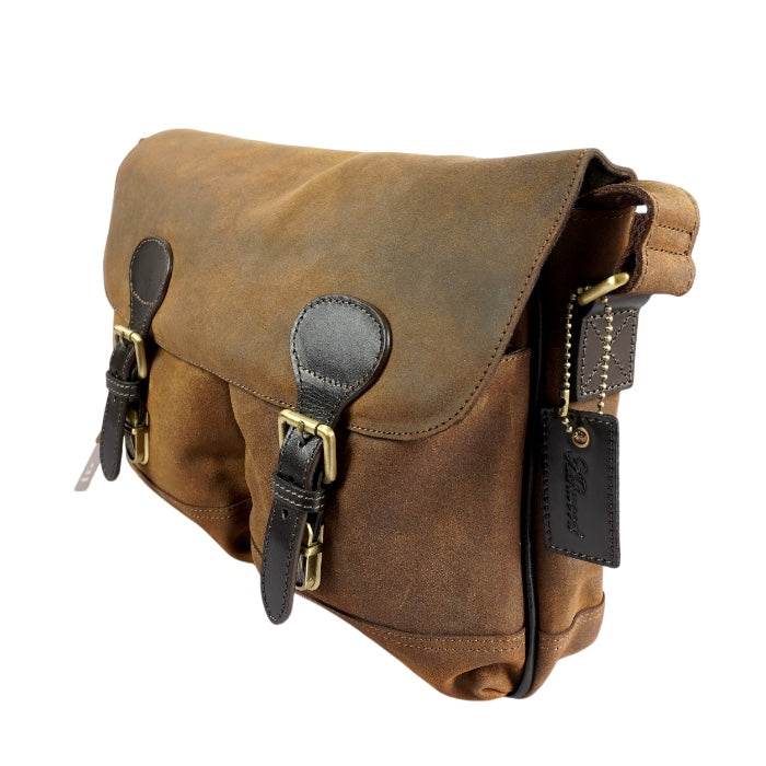 [L] Edwardショルダー Oily Brown