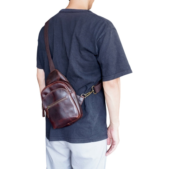[S] 8147 ボディバッグ Brown