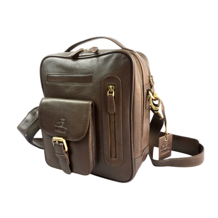 TALL Box Satchel Racing Green