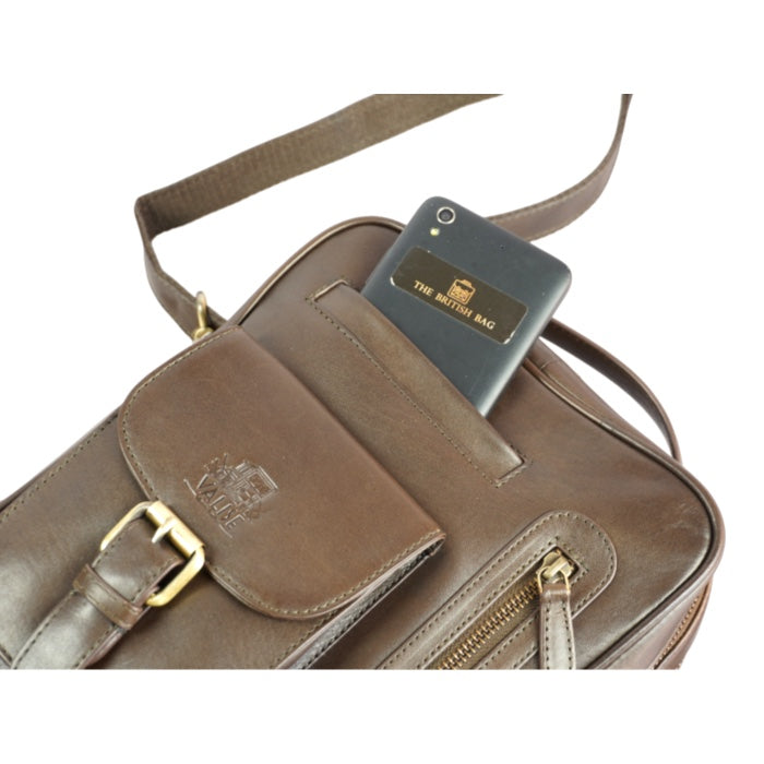 TALL Box Satchel Racing Green