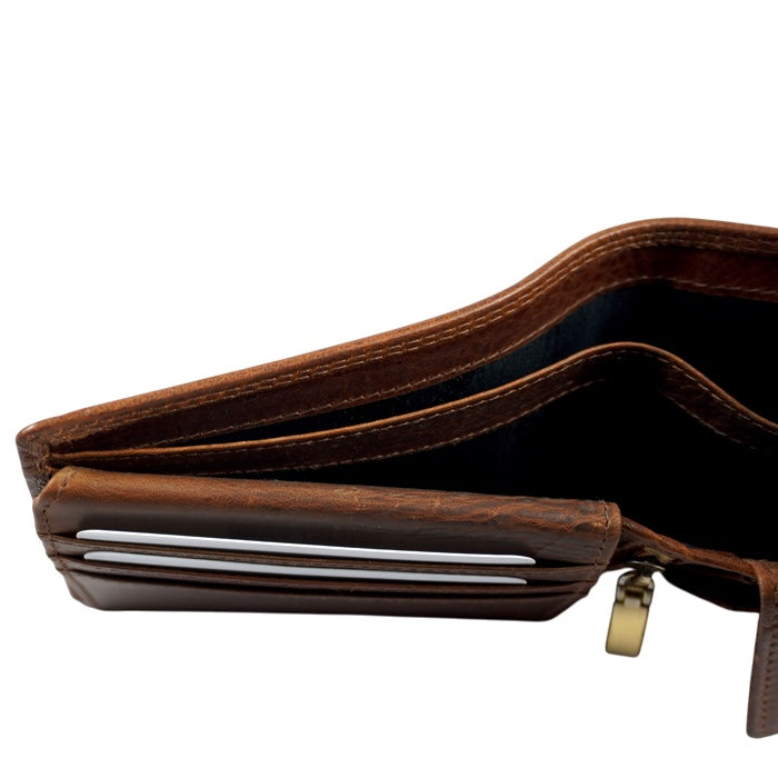 Ashwood Leather Wallet 1881 Chestnut