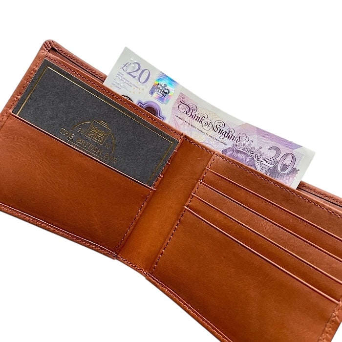 Bi-fold wallet (without coin purse) Golden Tan