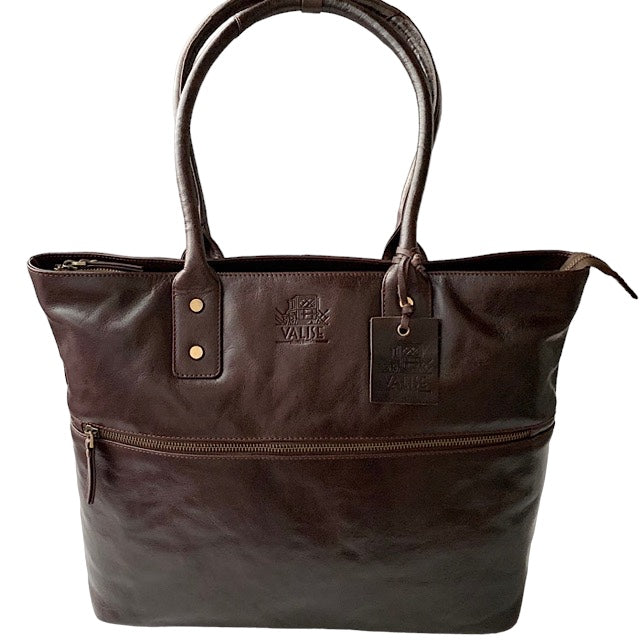 Large Tote, Mahogany Brown