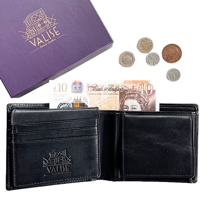 Valise Bi-fold Wallet Eton Black II